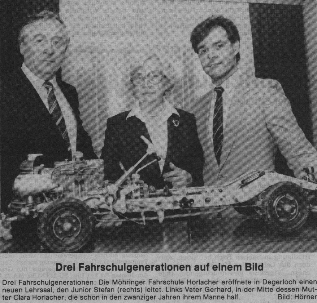Fahrschule Horlacher 3 Generationen